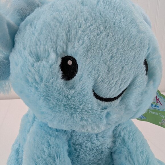Spark Create Imagine Blue Axolotl Baby Plush Toy 9" Stuffed Animal Rattle New - Picture 11 of 11